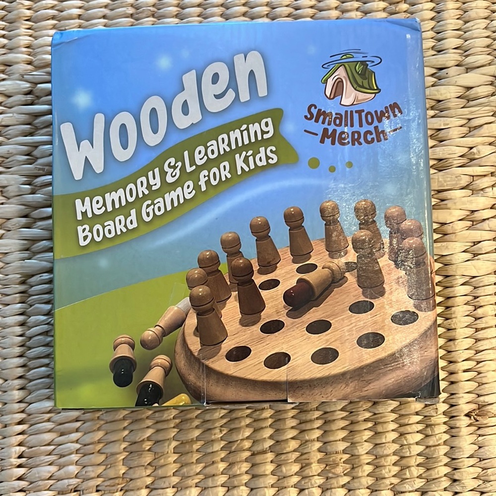 Brand New wooden memory and board game